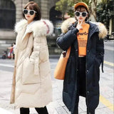 Winter Parka with Fur Hood for Women-1