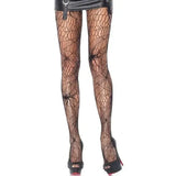 Cobweb Jacquard Stockings-M-1
