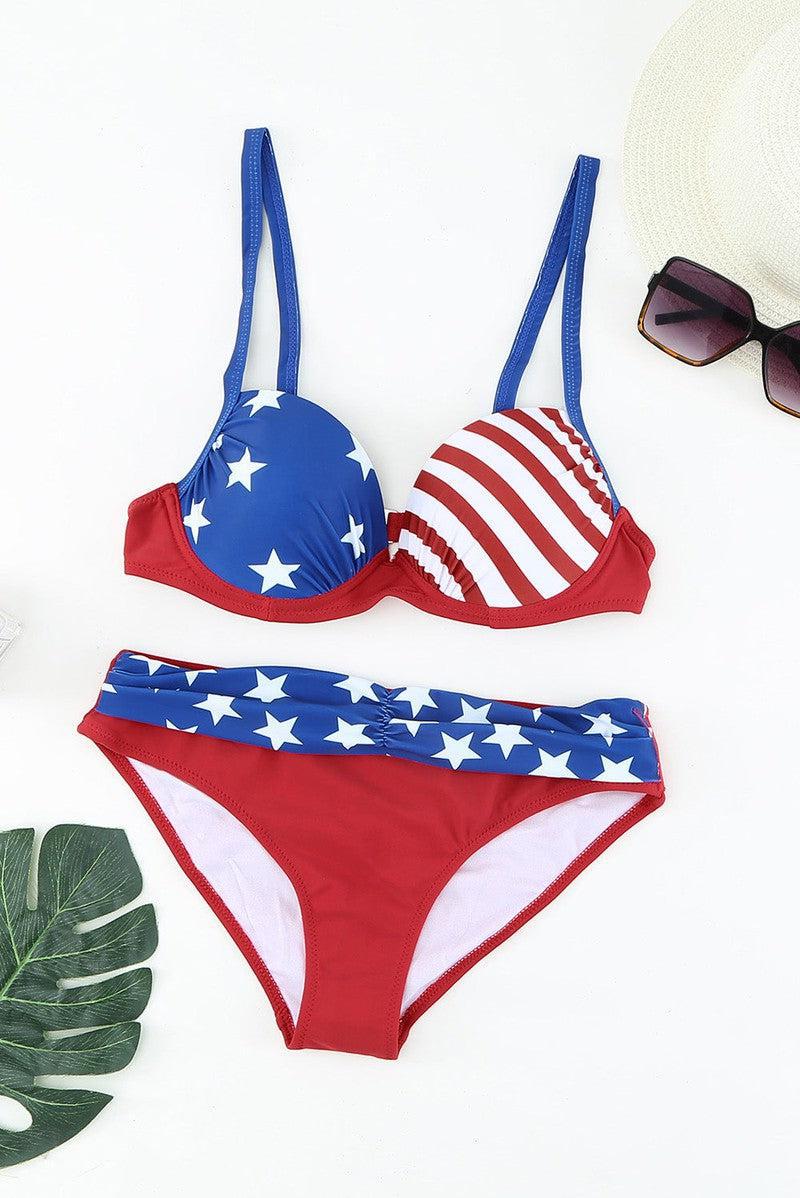 Ruched Bikini Set-10