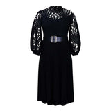 Chic Plus Size Lace African Dress