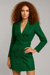 秋冬女装时尚长袖双腰带