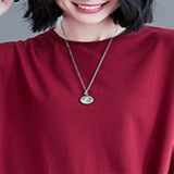 Relaxed Long Sleeve Midi Dress