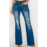 High Waist Ankle Jeans