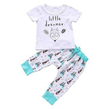 LOVEMI - born Baby Clothes Set T-shirt Tops+Pants Little Boys and