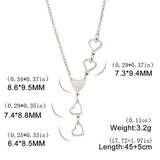 Fashion Love Pendant Stainless Steel Necklace-10