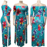 Chic Plus Size Floral Maxi Dress Styles-6