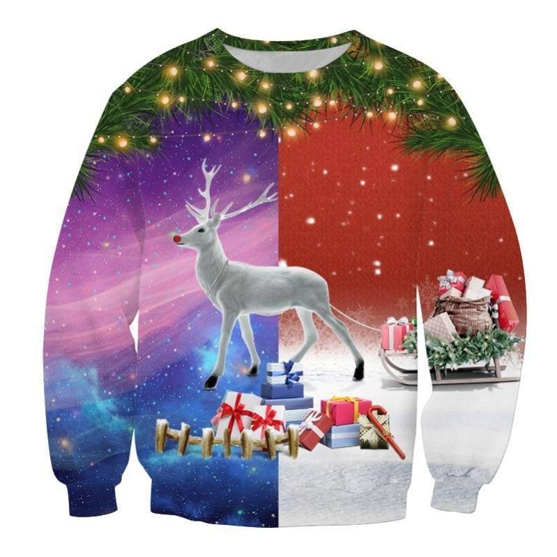 Christmas Round Neck Sweater Casual And Funny-4 Style-4