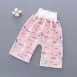 Cotton and bamboo fiber Baby diaper skirt-Rainbowpant-11