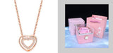 Elegant Heart Pendants: Perfect Romantic Gift-Pink set-17