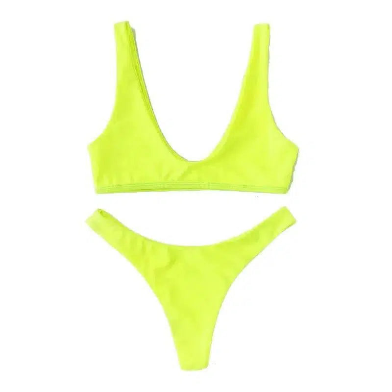 Ensemble bikini fluo-1