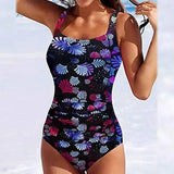 European And American Halter One-Piece Bikini Swimsuit-4