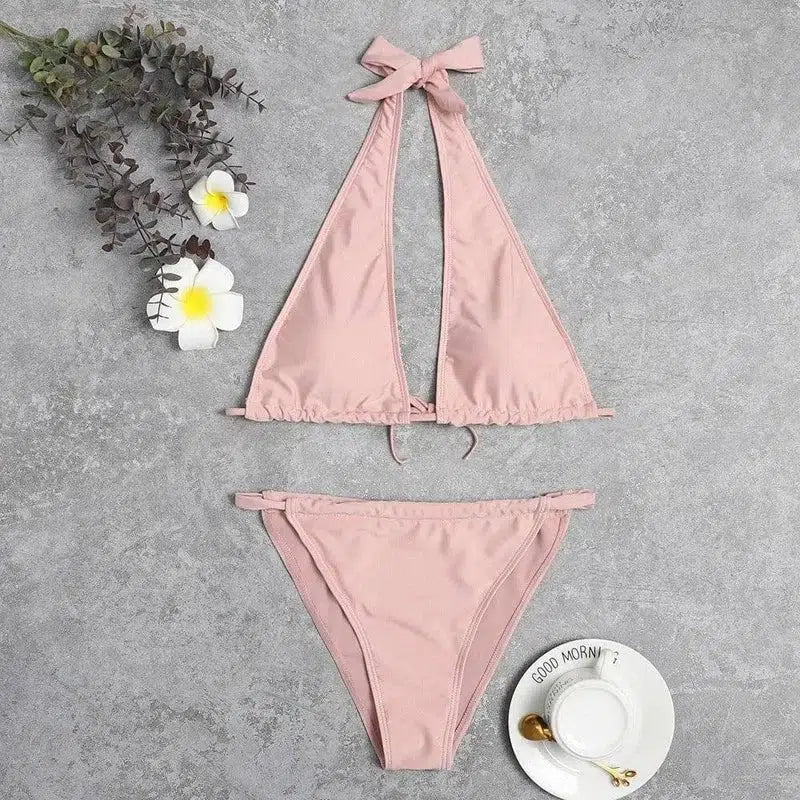 Fashion Bikini European And American Bikini Solid-3