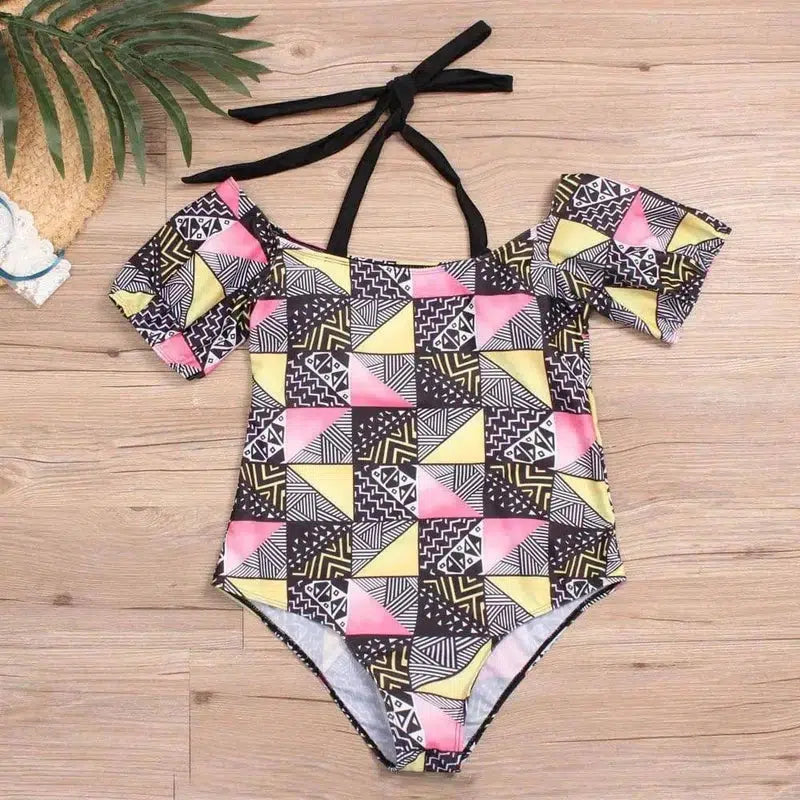 Geometric bikini ladies plus size-PhotoColor-2