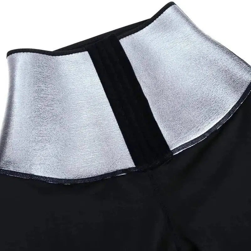 Gym Pants With Waist Girth And Belly Girth And Hip Lifting-Black-2