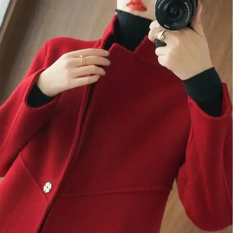 High-end Double-sided Woolen Wool Coat-3