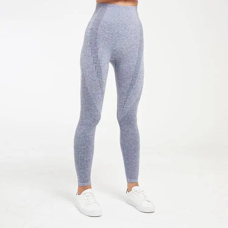 High Waist Sports leggins-PantsGreyBlue-8