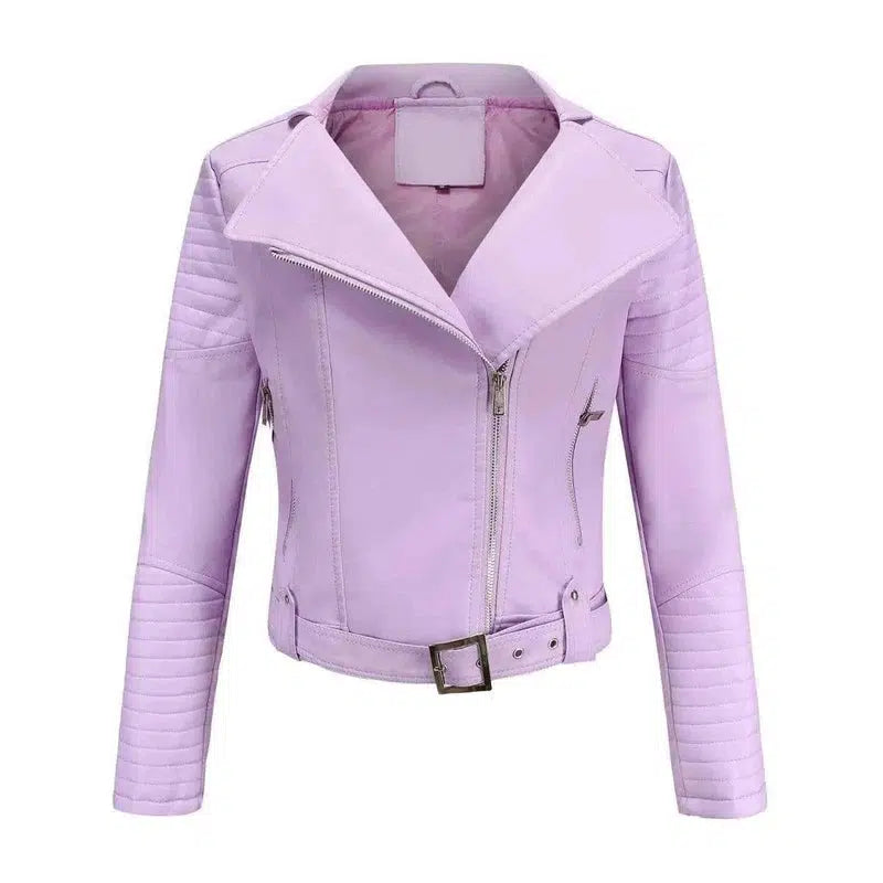 Hooded Fur Lining Coat Motorcycle-15