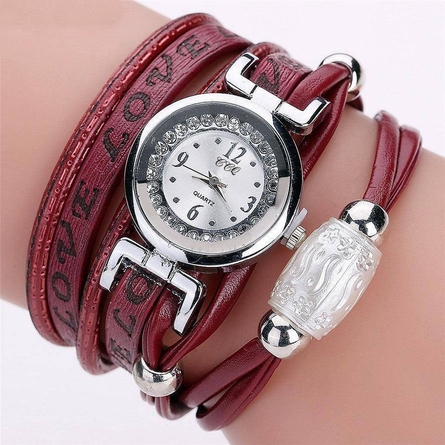 Ladies fashion watches-Red-3