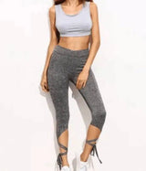 LOVEMI - Lovemi - Casual pants gray sexy hips high waist tight