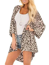 Floral Kimono Cardigan for Women-Leopard-3