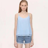 LOVEMI - Lovemi - Chiffon shirt sleeveless camisole