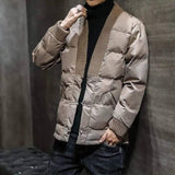 Chinese Style Men Retro Color Cotton Jacket-Camel-4