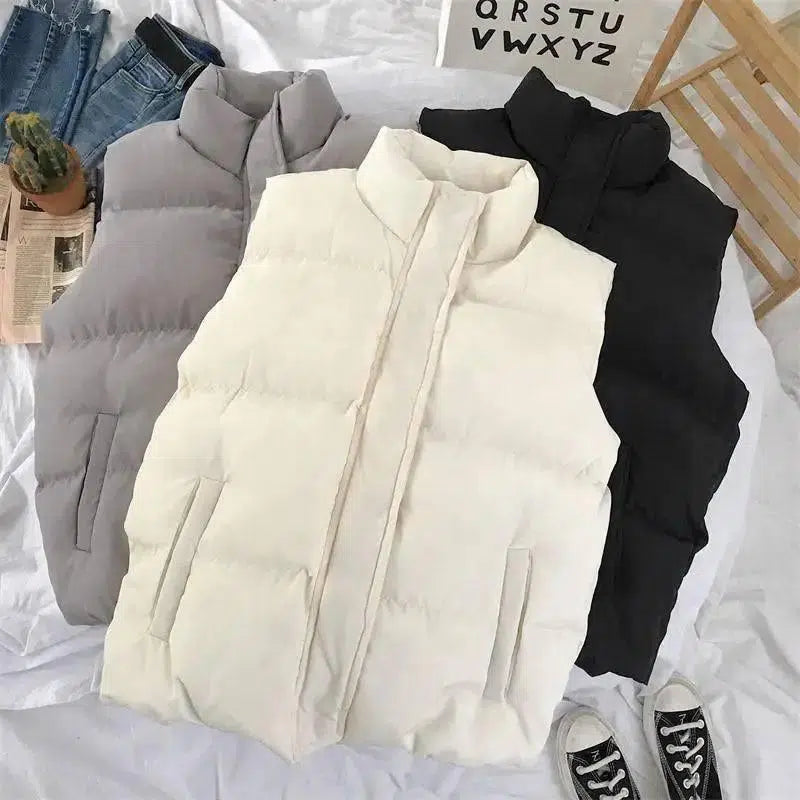 LOVEMI - Lovemi - Couple Cotton Vest Korean Style Outer Wear Winter