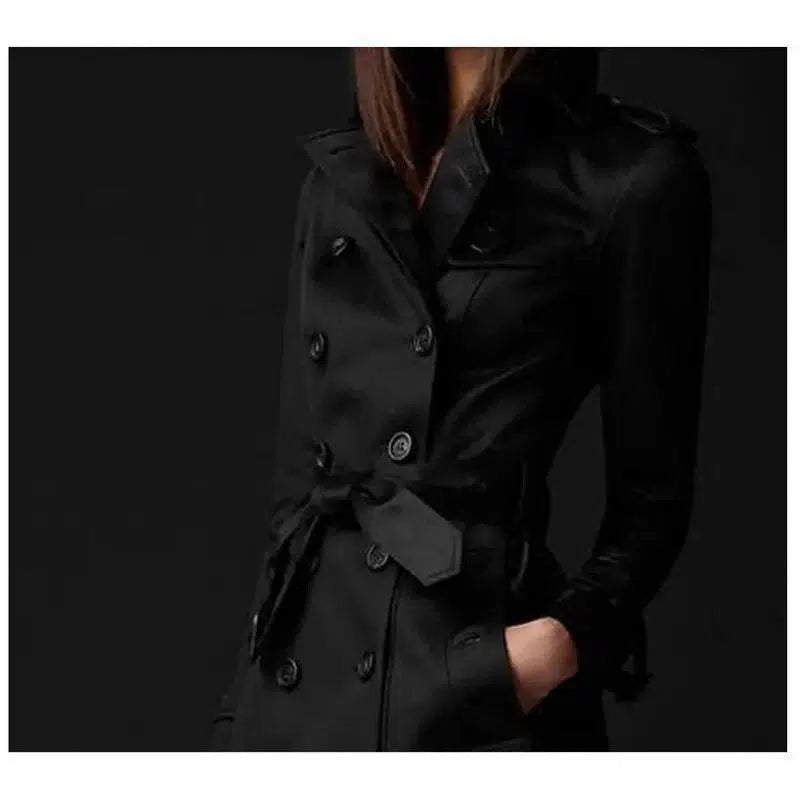 LOVEMI - Lovemi - Double-breasted Trench Coat