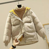 LOVEMI - Lovemi - Down Jacket Hooded Warm Jacket Casual