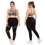 European And American Fitness Suits Plus Size Yoga Suits-1