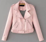 LOVEMI - Lovemi - Faux Leather Jacket