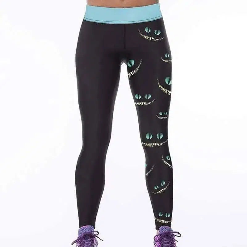 Female autumn and winter 3D digital print leggings-TY-1