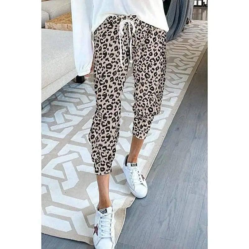 LOVEMI - Lovemi - Loose Printed Home Pants Casual Pants