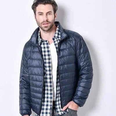 LOVEMI - Lovemi - Men's light down jacket men's stand collar winter