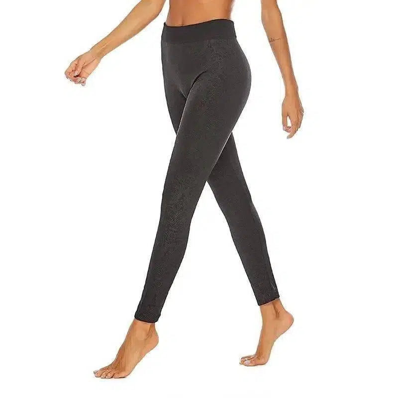 Printed seamless tights fitness pants sports yoga leggings-D-5