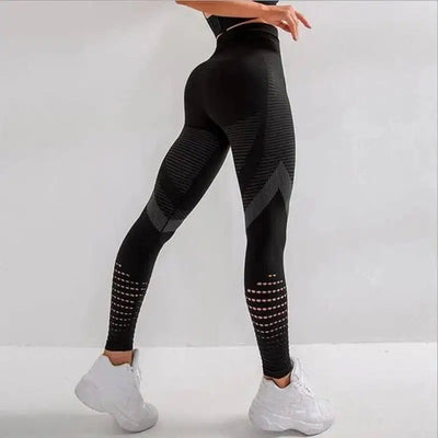 Quick-drying Breathable High-waist Tight Yoga Pants-1