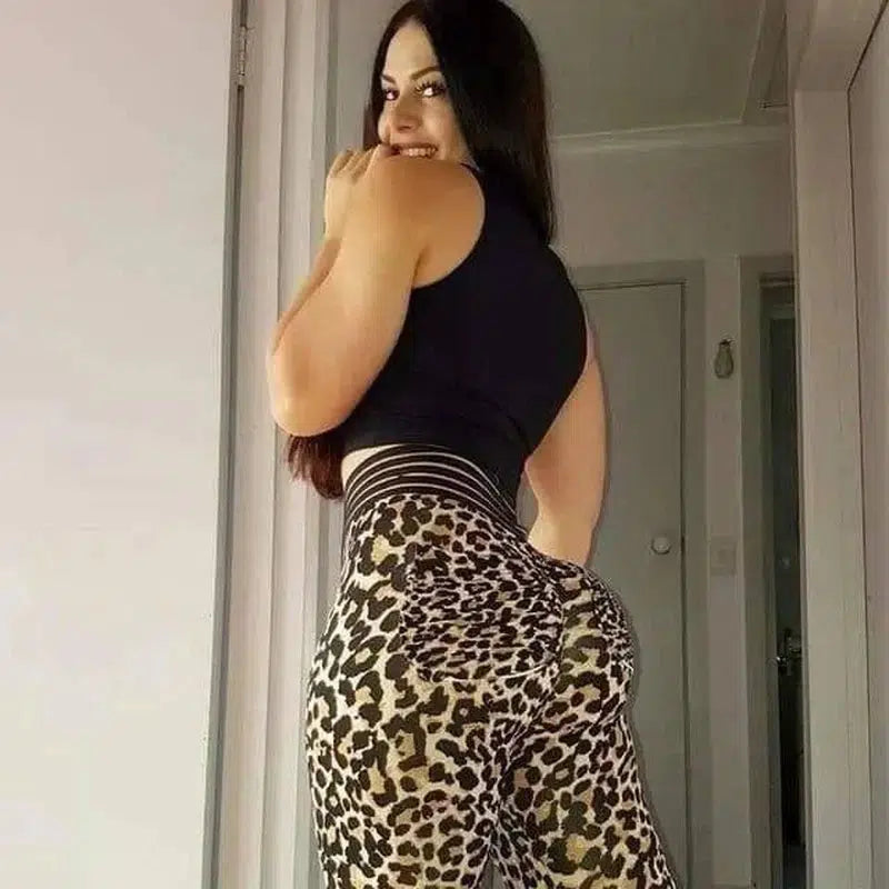 LOVEMI - Lovemi - Sexy Pocket Leopard Leggings