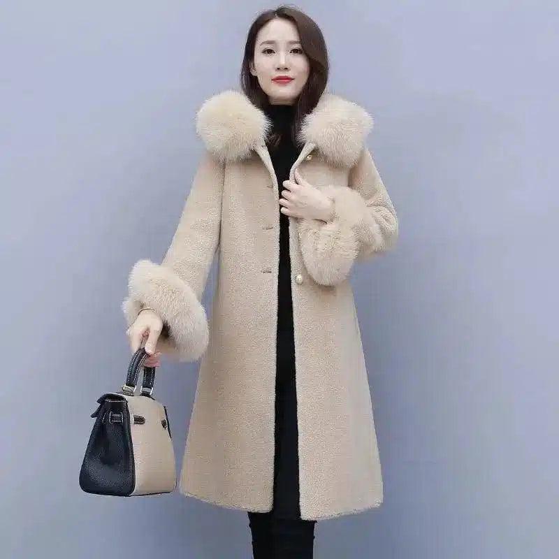 LOVEMI - Lovemi - Sheep shearling coat