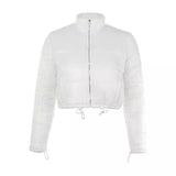 LOVEMI - Lovemi - Short warm down jacket with drawstring