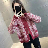 LOVEMI - Lovemi - Women's Small Fragrant Knit Sweater Coat