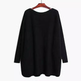 Women's Turtleneck Sweater Long Sleeve-8006 black-7