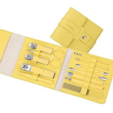 Make Up 16 Pcs Nail Clippers Nail Cutter Nail Scissors With-Yellow-21