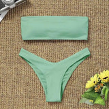 Manufacturers Spot European And American Bikini Swimsuits-LakeGreen-11