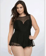 Ladies Plus Size Swimsuit-1