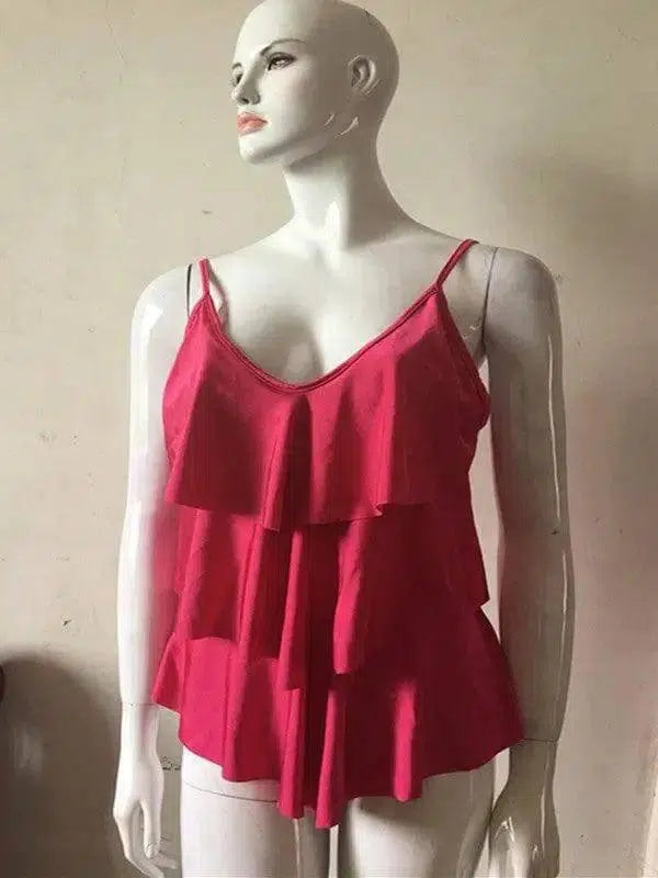 new suit Color Explosion size Siamese swimsuit Swimwear-Rad-3