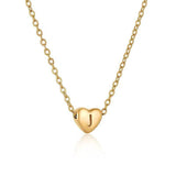 Ins Style Love Letter Necklace Women Stainless Steel Heart-shaped Niche Clavicle Chain Fashion Necklace-8