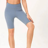 Reversible Brushed Nude Yoga Pants-Light Blue-5