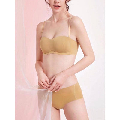 Seamless Tube Top Underwear Comfortable Thin Section 1/2 Cup-3