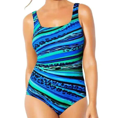 Sexy 5XL Large Size Closed Swimwear 2024 Push Up Bodysuit-8