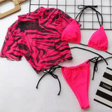 flame print strappy bikini-RoseRedB-10